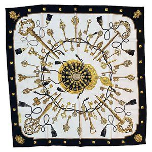 Hermes "Les Cles" Silk Scarf (90 x 90cm)